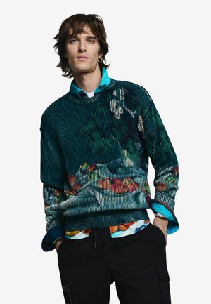 STILL LIFE TEXTURE  - Svetrík - blue