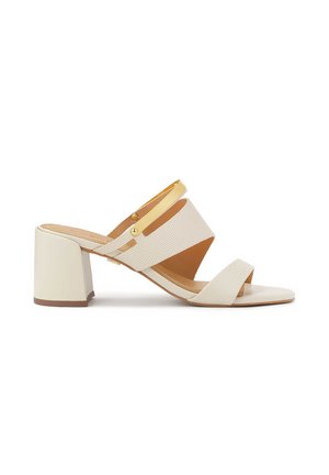 NORA - Mules à talons - off white