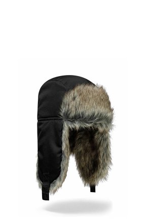 TRAPPER WITH LINING - Huivi päähän - black