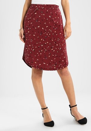 A-linjekjol - bordeaux