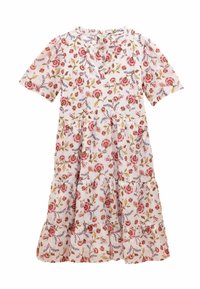 Tom Joule REGULAR FIT - ARIELLA TIERED  - Denné šaty - cream red
