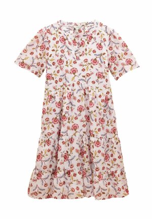 REGULAR FIT - ARIELLA TIERED  - Rochie de zi - cream red