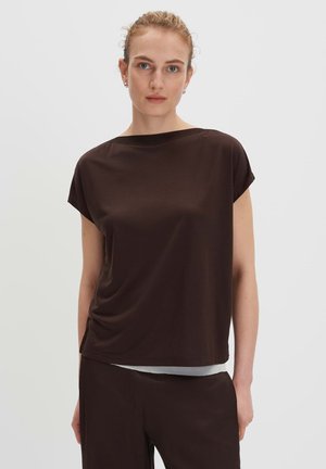 LOOSE FIT - Basic T-shirt - dark espresso