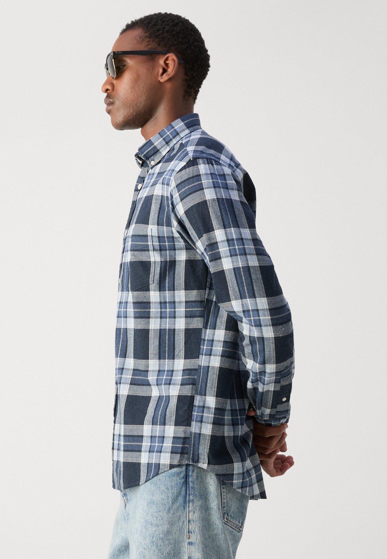 TARTAN MELANGE CHECK SHIRT