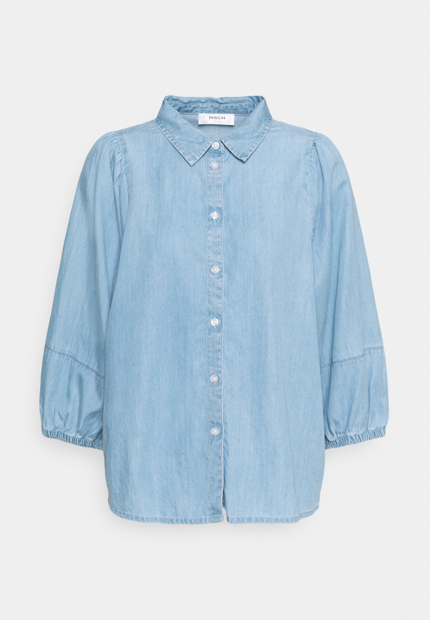 Moss Copenhagen JAINA 3/4 - Overhemdblouse - blue wash/lichtblauw - Zalando .nl