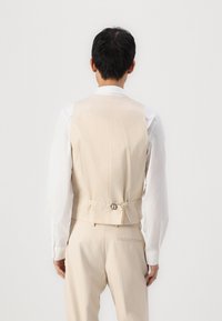 Isaac Dewhirst NOTCH SUIT NEW COAT SLIM - Κοστούμι - light sand