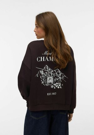 Vero Moda, SWEATSHIRTS VMBIDA SWEATSHIRT - Sweatshirt - chocolate torte