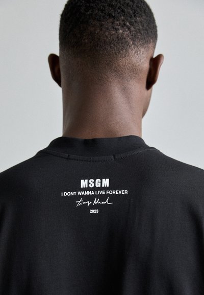MSGM T-shirts med print - black