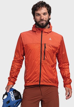 Schöffel HYBRID FLOW TRAIL - Cycling jacket - orange