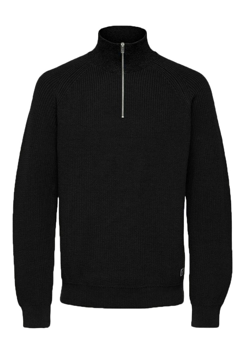 Herren Strickjacken | Selected Homme Strickpullover black/schwarz - DN78662 Herren Strickjacken | Selected Homme Strickpullover black/schwarz - DN78662