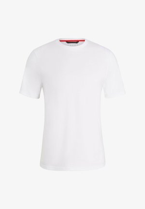 FALKE CORE Logo Round Neck - Camiseta estampada - white