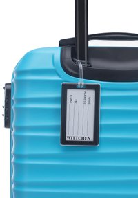 WITTCHEN SMALL SUITCASE WITH LUGGAGE TAG FROM ABS - Valise à roulettes - blue