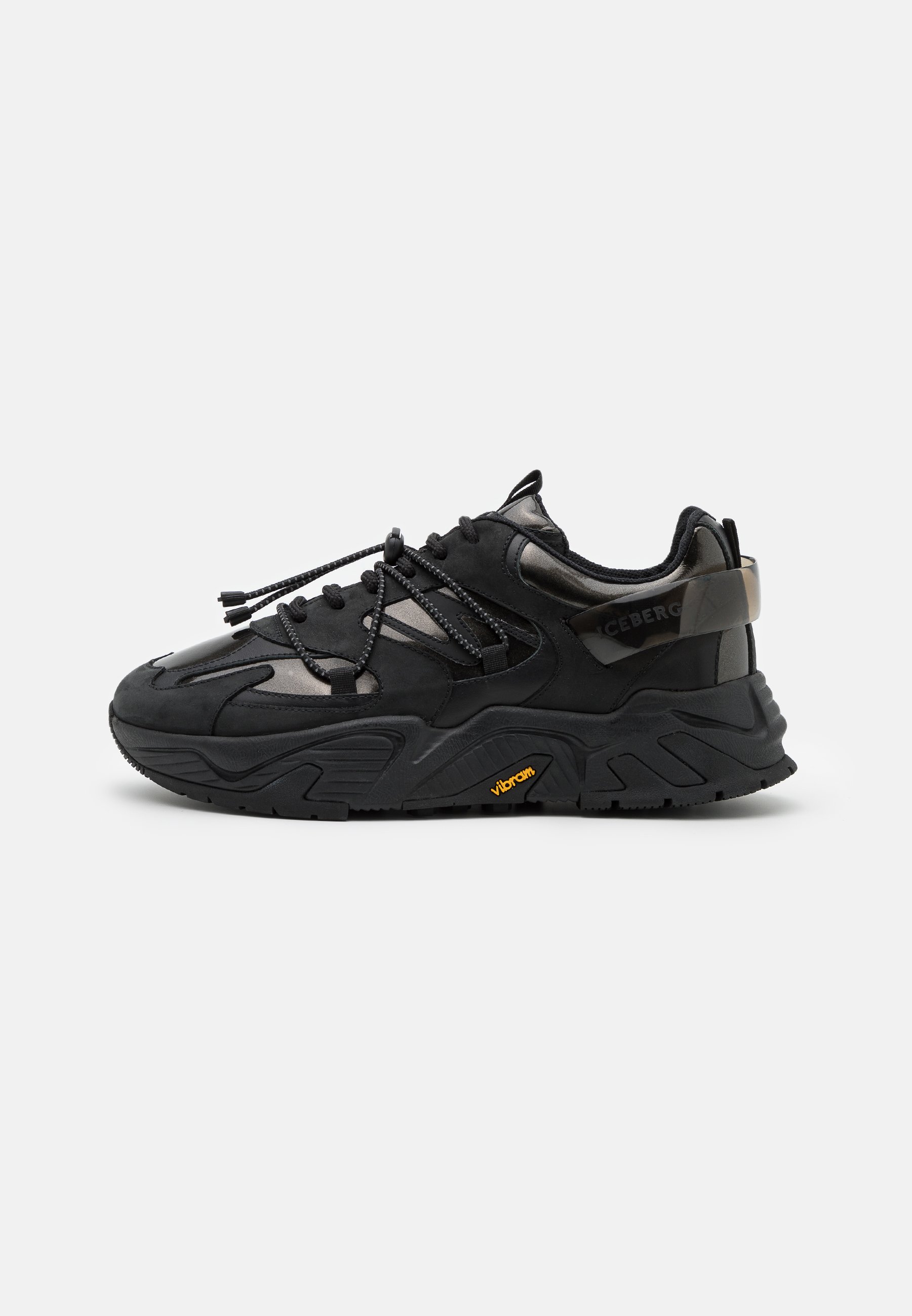 Iceberg KAKKOI - Sneakers laag - metal black/Zwart - Zalando.nl