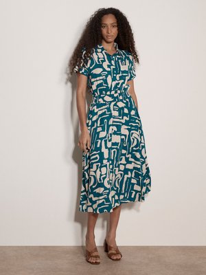 Apricot GEO GRECIAN MIDI - Blusenkleid - teal