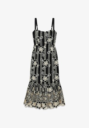 MARCIANO BY GUESS, MARCIANO BESTICKTES MIDI KLEID - Robe de jour - mehrfarbig schwarz