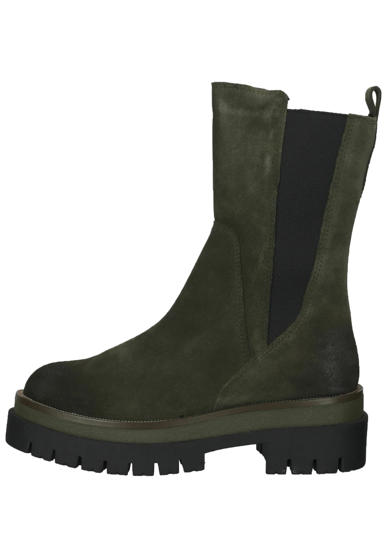 Marco Tozzi Enkellaarsjes met plateauzool - olive/olijfgroen - Zalando.be