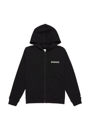 BASELINE - CAPUCHA - Sweat zippé - kvj black