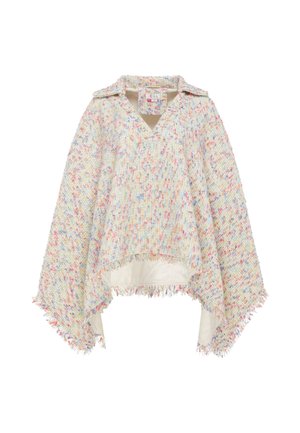 IZIA, IZIA PONCHO - Mantella - offwhite multicolor