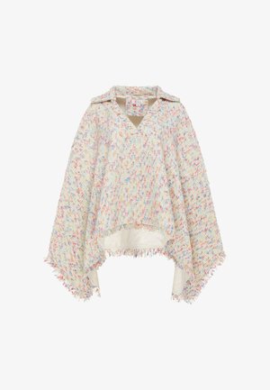IZIA, IZIA PONCHO - Mantella - offwhite multicolor
