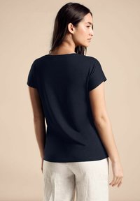 Street One MIT RAFFUNG - T-shirts basic - blau