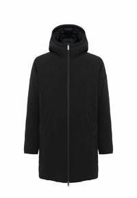 LONG REVERSIBLE WATERPROOF - Daunenmantel - black