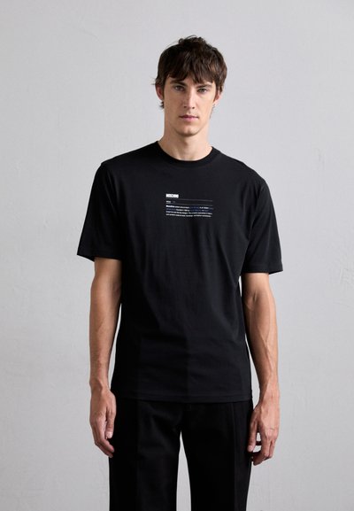 MOSCHINO TAPE - Μπλουζάκι με στάμπα - nero