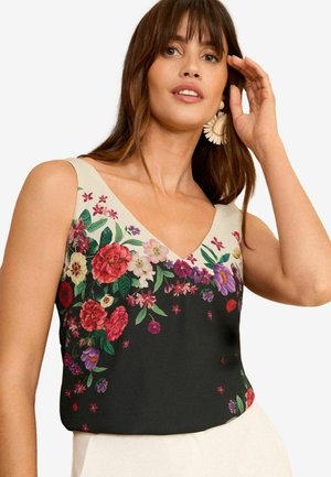REGULAR FIT - Blúzka - black floral