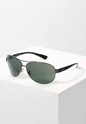 Sunglasses - gunmetal/green