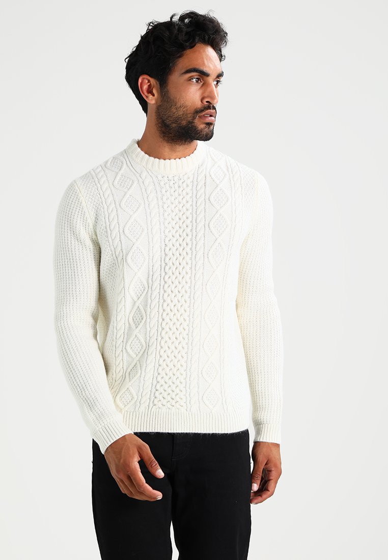 Zalando Essentials - Striktrøje - off white, Forstør