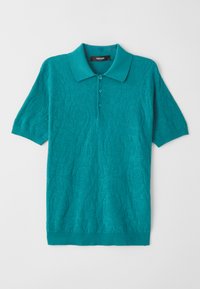 BAROCCO TEXTURE - Poloshirts - dark sea green