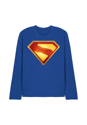 Cotton Soul, SUPERMAN 2025 NEW LOGO COLOR - Long sleeved top - royal blue