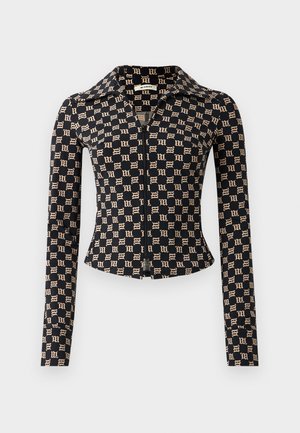 MONOGRAM SHIRT - Long sleeved top - black/beige