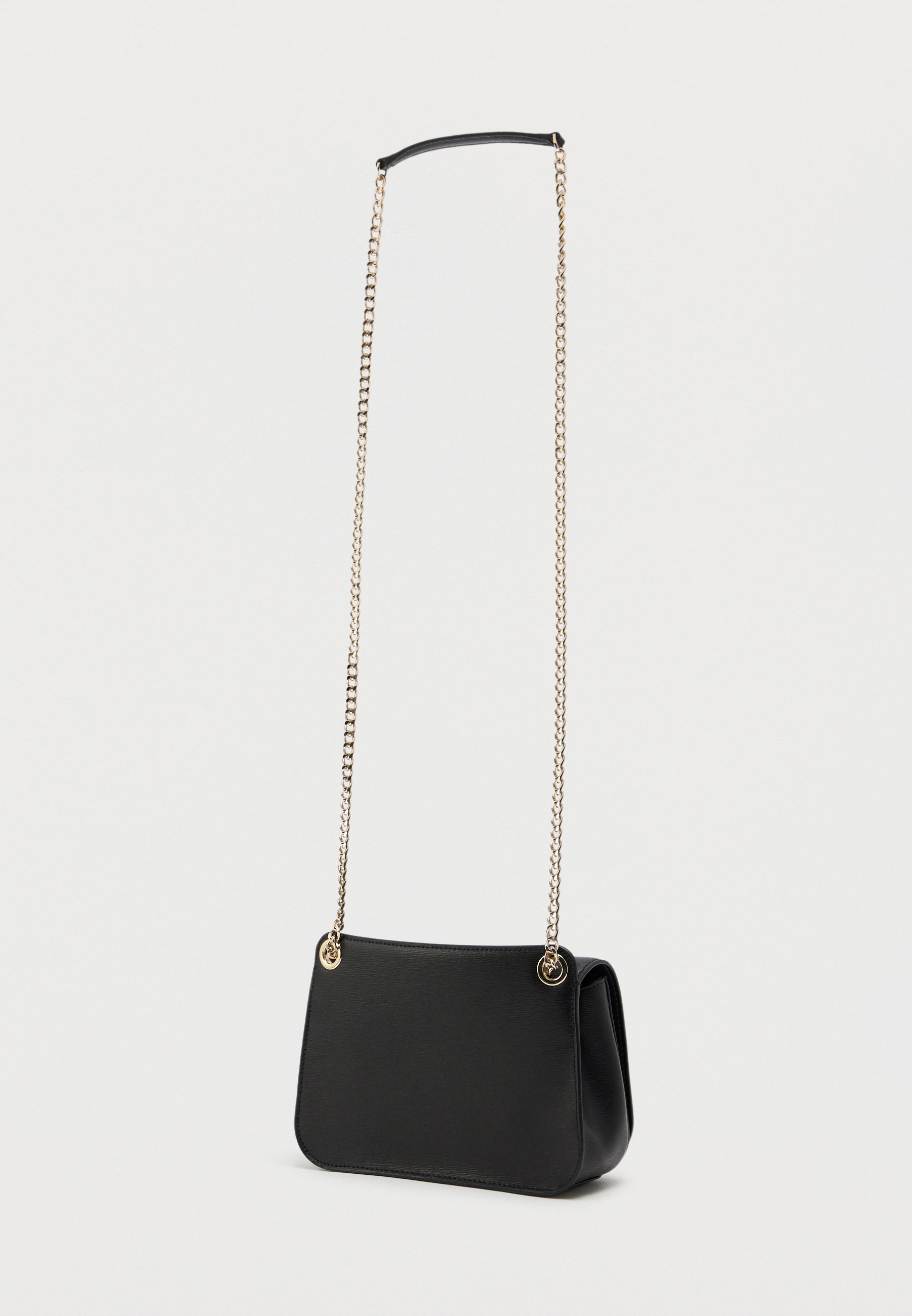 DKNY BRYANT AVE CHAIN SHOULDER - Cross body bag - black/gold