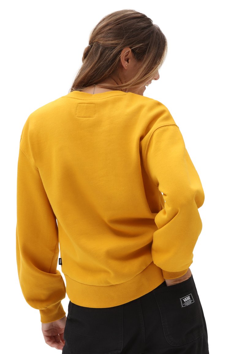 Vans CURREN X KNOST CREW - Sweatshirt - medium yellow/yellow - Zalando.ie