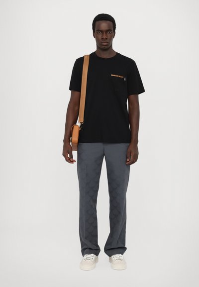 MCM ZIP INTERLOCK  - T-shirts basic - black