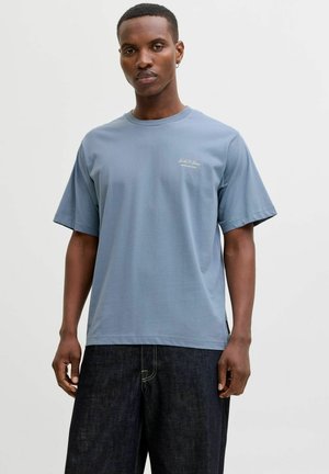 JJEARCHIVE GRAPHIC TEE SS O-NECK  - T-shirt basique - blue mirage
