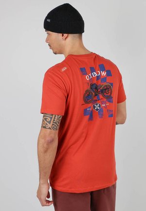 TARLEY - T-shirt imprimé - brick