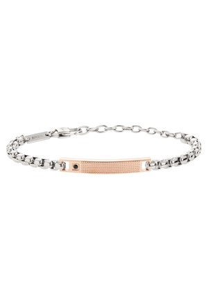 TAG AND CROSS - Armband - silver-coloured/rose