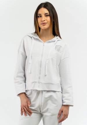 Zip-up sweatshirt - optic white