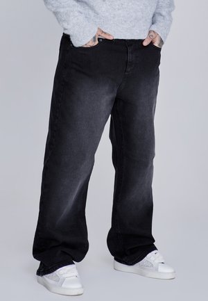 Traperice opuštenog kroja - washed black