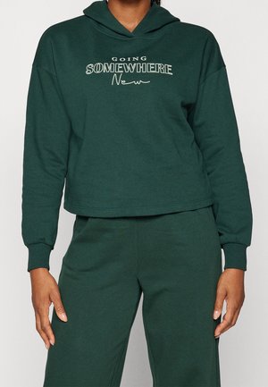Hoodie - dark green