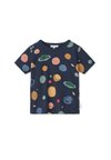 APIA PRINTED SHORTSLEEVE UNISEX - Camiseta estampada - universe/classic navy