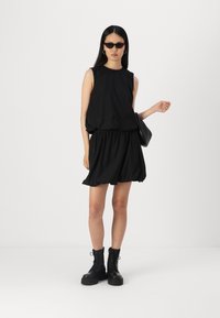 VILA VISEMA BALLOON SKIRT - Mini suknja - black
