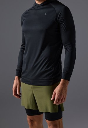 Top s dlouhým rukávem - black