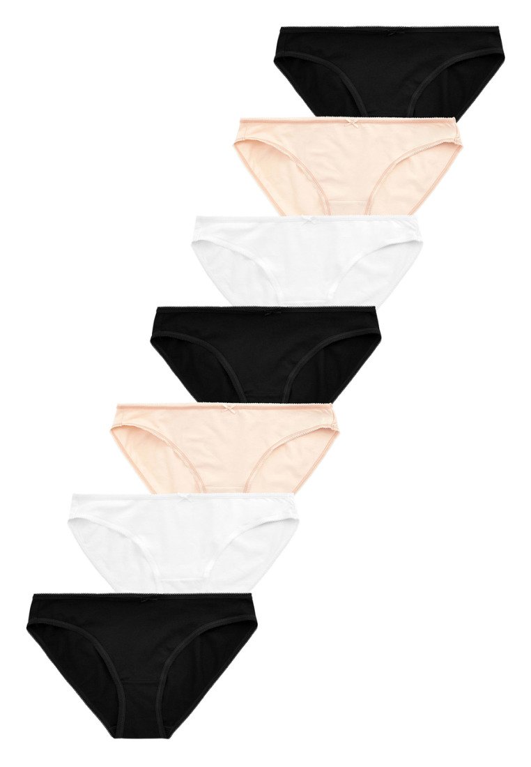 Next COTTON KNICKERS 7 PACKHIGH LEG Slip black/schwarz Zalando.de