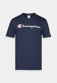 ICONS CREWNECK WITH LARGE LOGO - Μπλουζάκι με στάμπα - dunkelblau