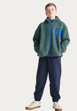Marks & Spencer, ZIP THRU BORG. UNISEX - Fleecejakke - green