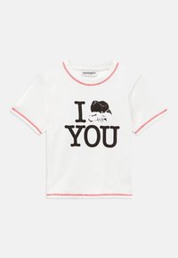 LOVE YOU TENDER UNISEX - Print T-shirt - off white