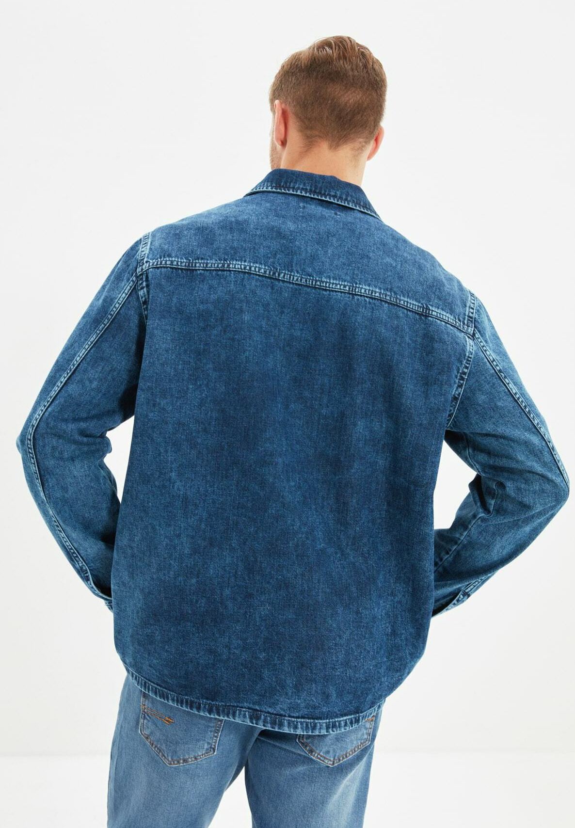 Trendyol Giacca di jeans - navy blue/blu scuro - Zalando.it