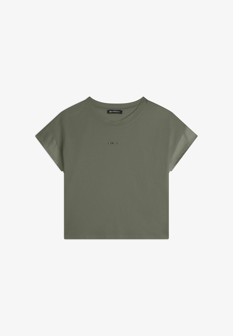 Freddy CORTA IN CON MANICHE EFFETTO - Camiseta básica - aloe